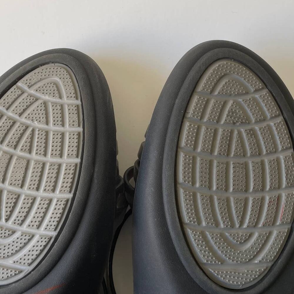 Crocs Dark Gray Iconic Strappy sandals - Size 11W - Picture 8 of 13